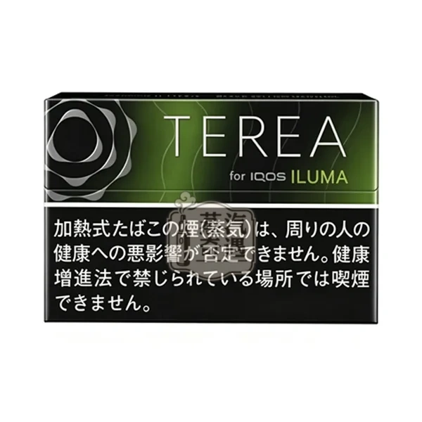 日本TEREA煙彈 黑薄荷｜7 11加熱菸口味推薦 整條10盒｜相容IQOS ILUMA系列主機｜日本原裝現貨